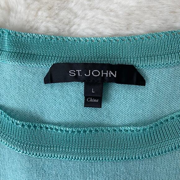 St. John Cashmere Sweater Top - Picture 6 of 8
